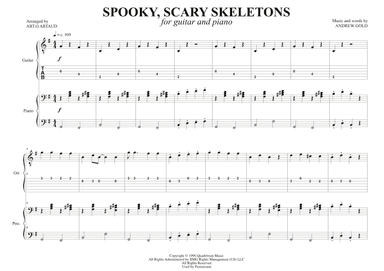 Spooky Scary Skeletons (arr. Art.o Artaud)