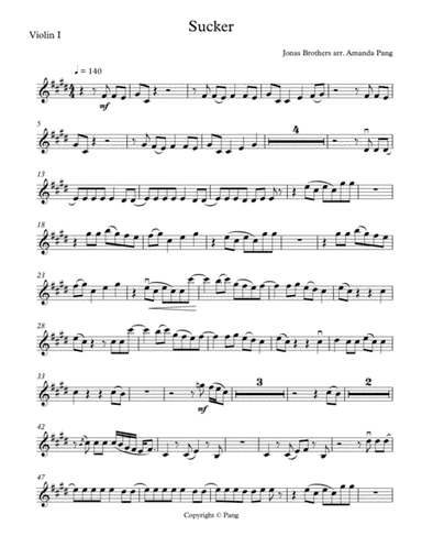 Sucker (arr. Amanda Pang)