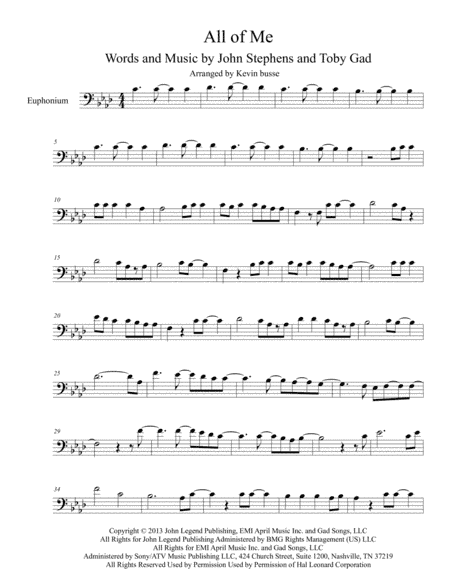 All Of Me (arr. Kevin Busse)