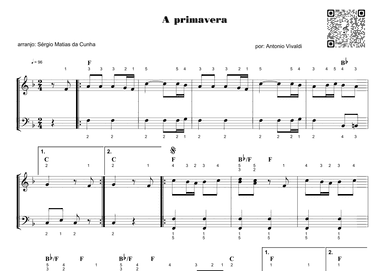 A primavera (arr. Sérgio Matias da Cunha)