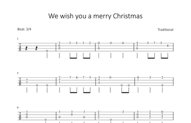 We wish you a merry Christmas (arr. Bettina Schipp)