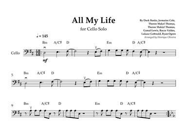 All My Life (arr. Henrique Oliveira)