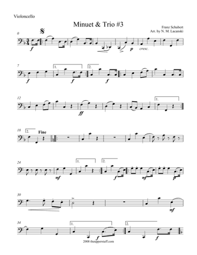 Minuet and Trio #3 (arr. Nick Lacanski)