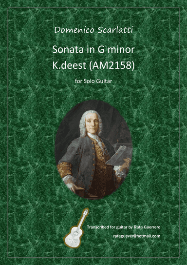 Sonata in Gm K.deest (AM2158) (arr. Rafa Guerrero)