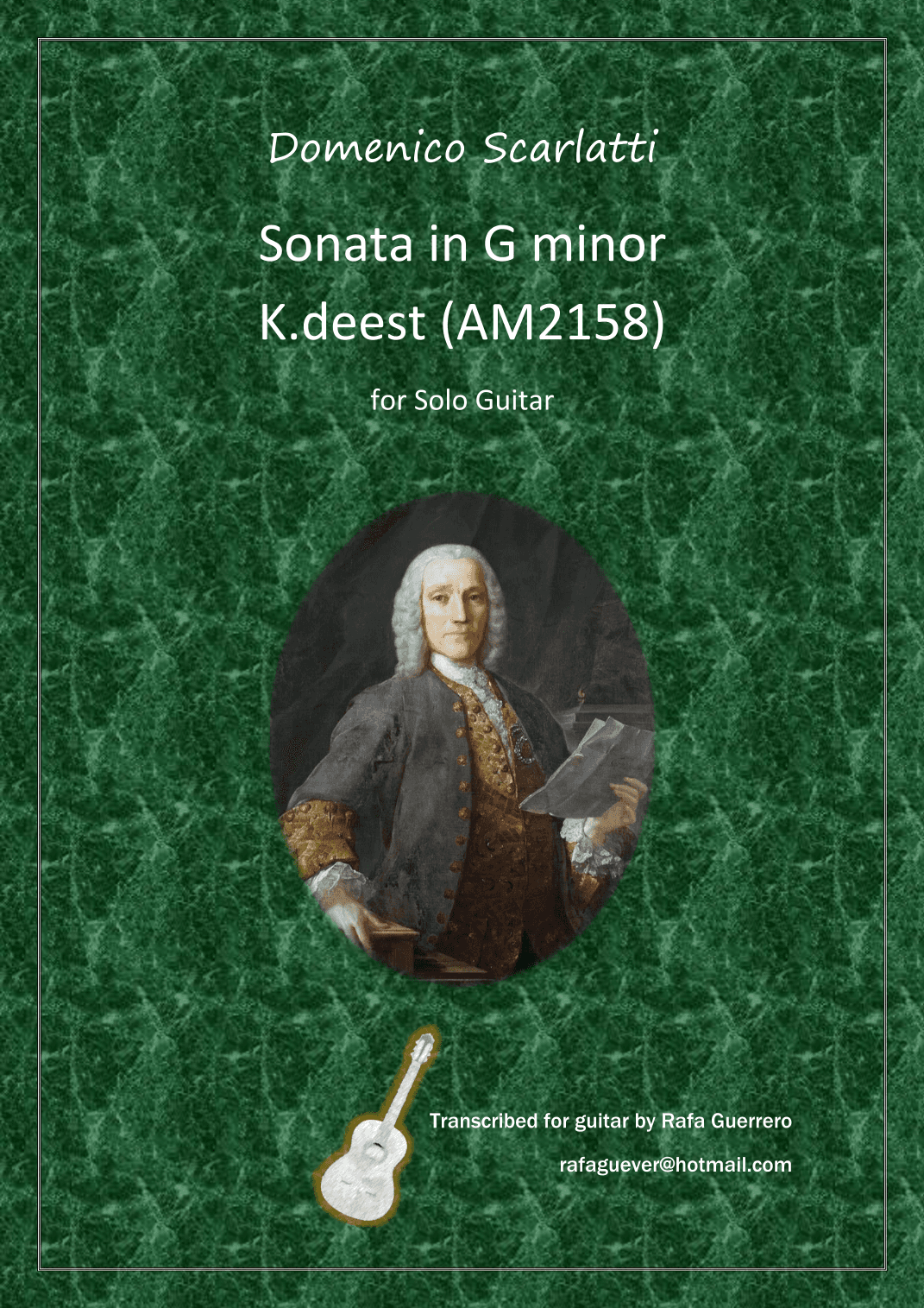Sonata in Gm K.deest (AM2158) (arr. Rafa Guerrero)