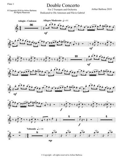 Brazilian Trumpet Double Concerto Part2 Individual orchestra parts