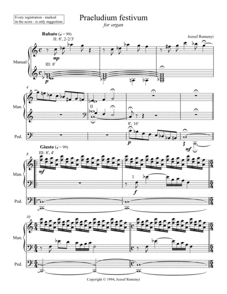 Praeludium festivum - Letter version