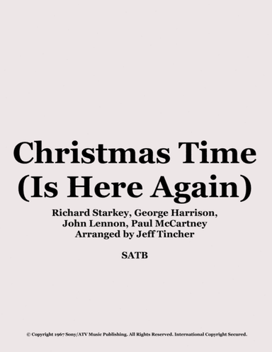 Christmas Time (is Here Again) (arr. Jeff Tincher)