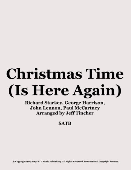 Christmas Time (is Here Again) (arr. Jeff Tincher)