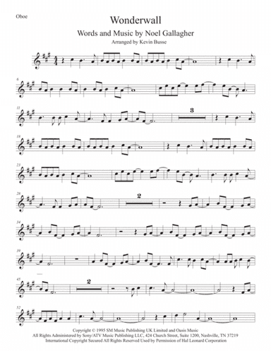 Wonderwall (arr. Kevin Busse)