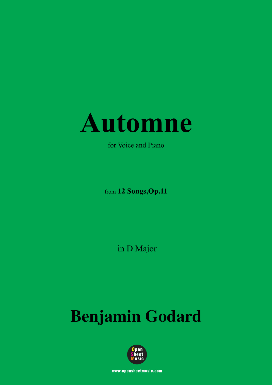 B. Godard-Automne,in D Major (arr. OSM Press)