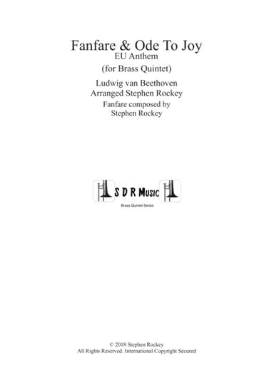 Fanfare and Ode To Joy for Brass Quintet (arr. Arranged by Stephen Rockey)