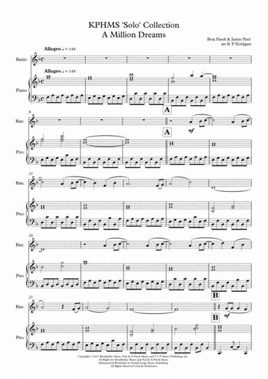A Million Dreams (arr. Kevin P Holdgate)