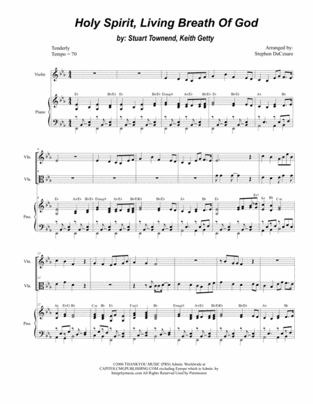 Holy Spirit, Living Breath Of God (arr. Stephen DeCesare)