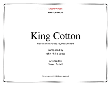 For Fun Folio King Cotton (arr. Shawn Postell)