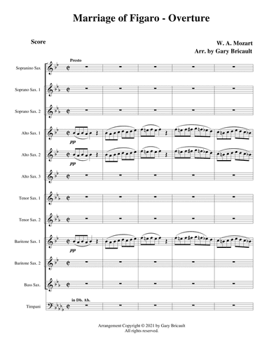 Marriage of Figaro Overture (arr. Gary Bricault)