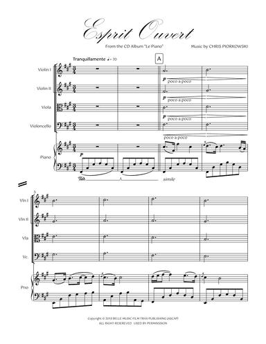 15. Esprit Ouvert Piano Quintet