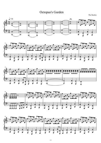 Octopus's Garden (arr. The Beatles)