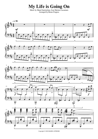 La Casa De Papel (my Life Is Going On) (arr. Bruno Fragoso)