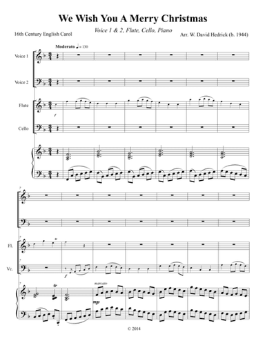 We Wish You A Merry Christmas (arr. W. David Hedrick)