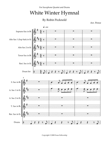 White Winter Hymnal (arr. Austin Pence)