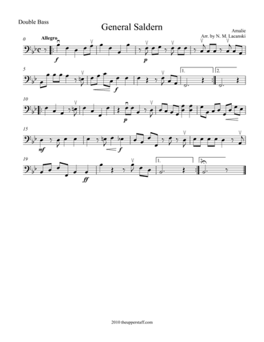 General Saldern (Easy) (arr. Nick Lacanski)
