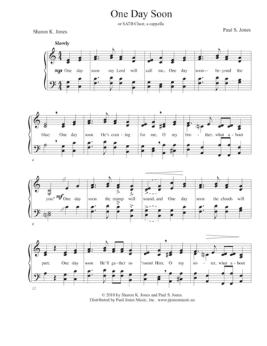 One Day Soon (SATB)