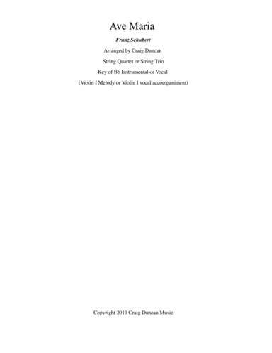 Ave Maria (arr. Craig Duncan)
