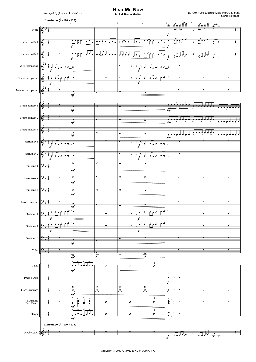 Hear Me Now (arr. Jhonatan Lucio Viana)