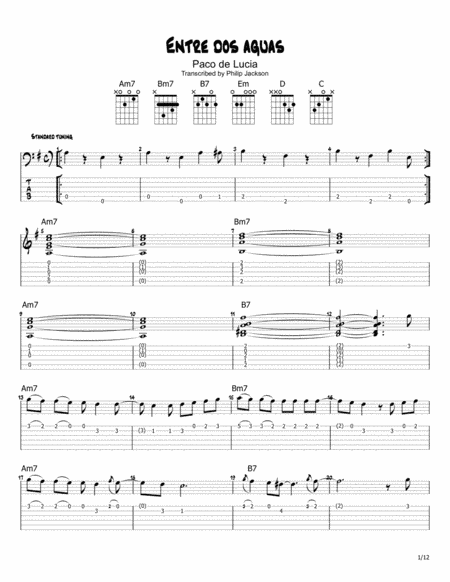 Entre Dos Aguas (arr. Philip Jackson)