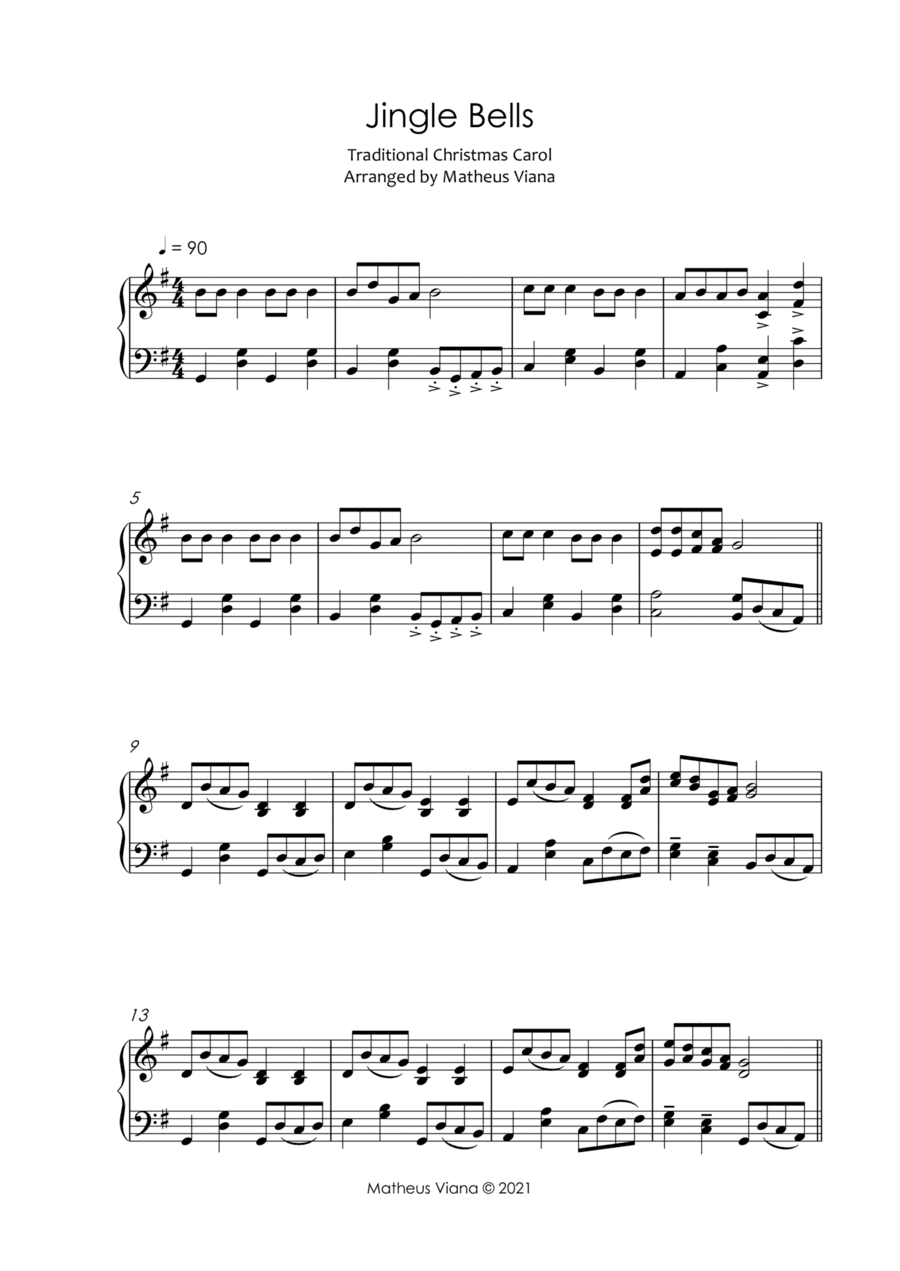 Jingle Bells - Piano Solo (arr. Matheus Viana)