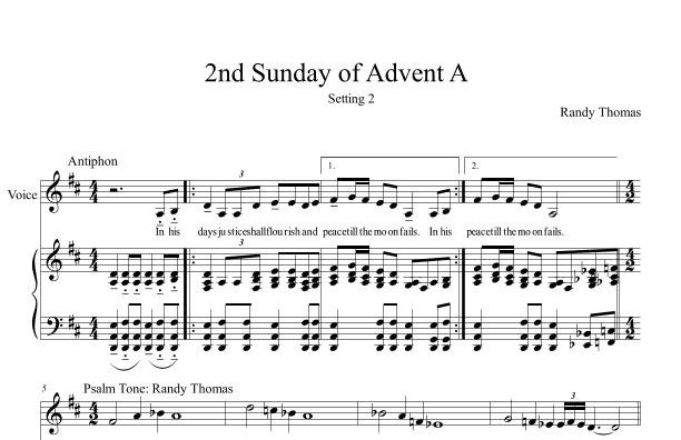 2nd Sunday Advent A: In His Days