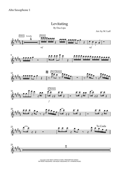 Levitating (arr. Matt Luff)
