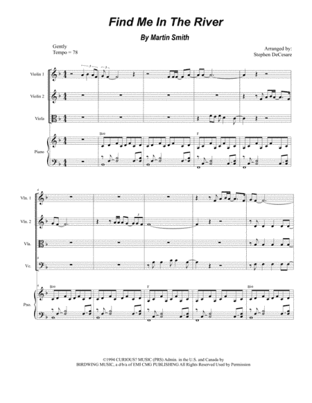 Find Me In The River (arr. Stephen DeCesare)