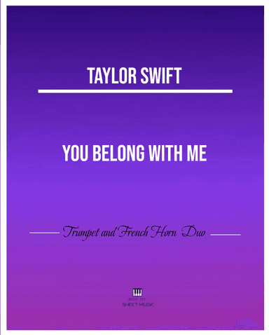 You Belong With Me (arr. ANDRE LAITANO)