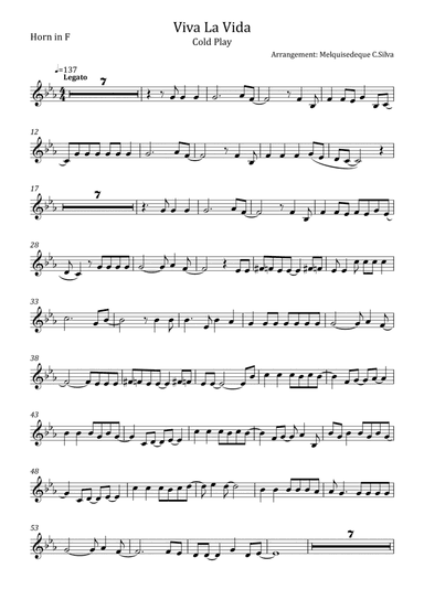 Viva La Vida (arr. Melquisedeque C.Silva)
