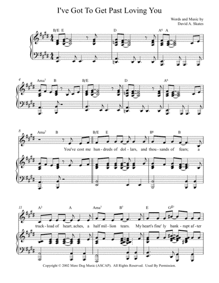 I've Got To Get Past Loving You