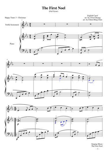 The First Noel (arr. Ifen Chuang, Chien-Ming Chen)