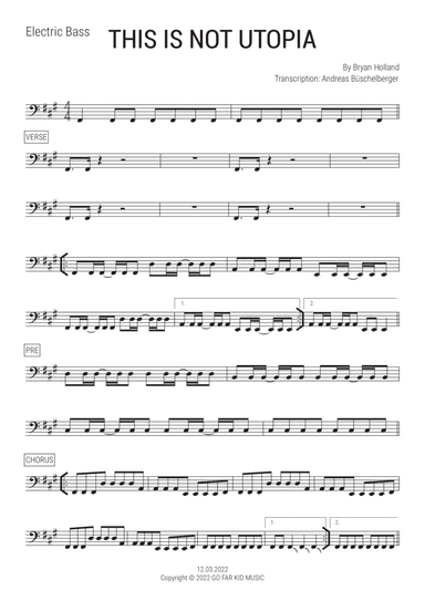 This Is Not Utopia (arr. Andreas Bueschelberger)