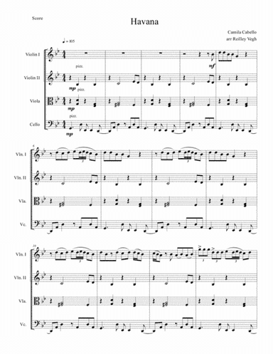 Havana (arr. Reilley Vegh)