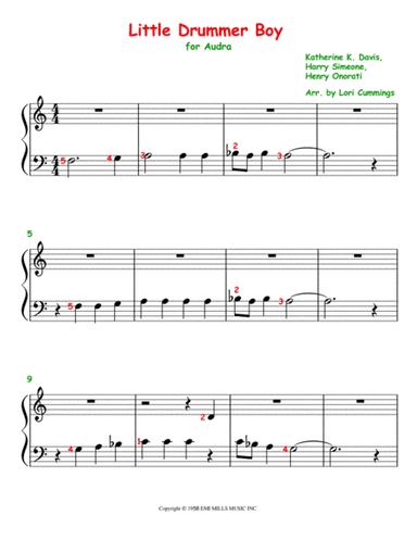 The Little Drummer Boy (arr. Lori Cummings)