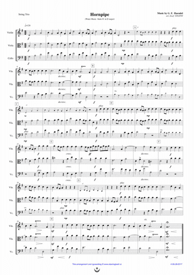 Hornpipe (Water Music) (arr. Josef STASTNY)