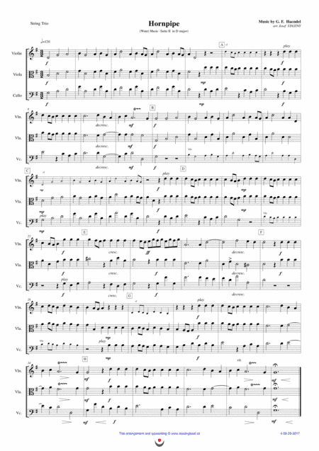 Hornpipe (Water Music) (arr. Josef STASTNY)