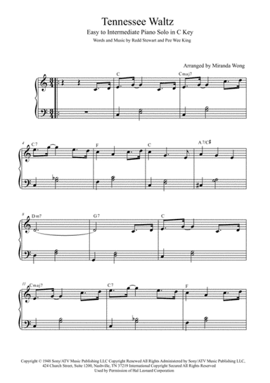 Tennessee Waltz (arr. Miranda Wong)