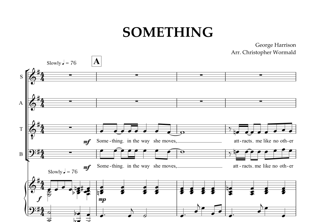 Something (arr. Christopher Wormald)