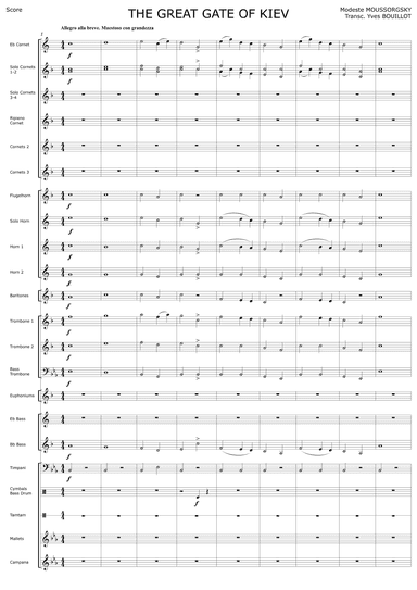 The Great Gate of Kiev (arr. Yves Bouillot)