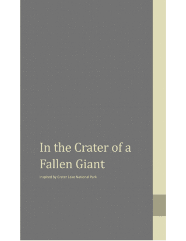 In the Crater of a Fallen Giant