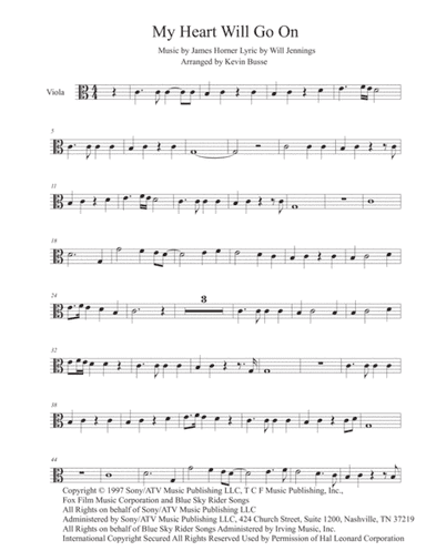 My Heart Will Go On (Love Theme from Titanic) (arr. Kevin Busse)