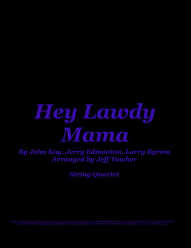 Hey Lawdy Mama (arr. Jeff Tincher)