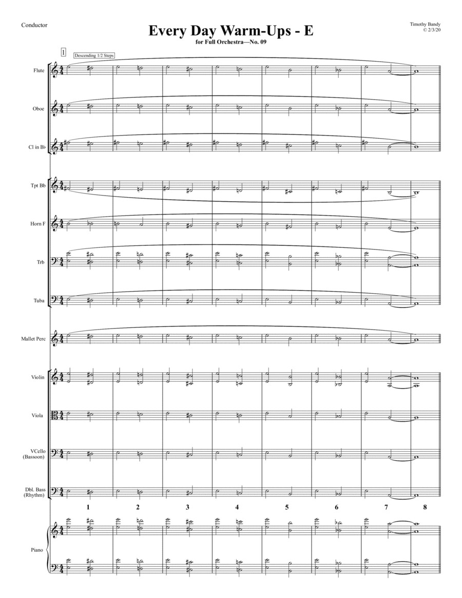 E - Every Day Warm-Ups for Full Orchestra